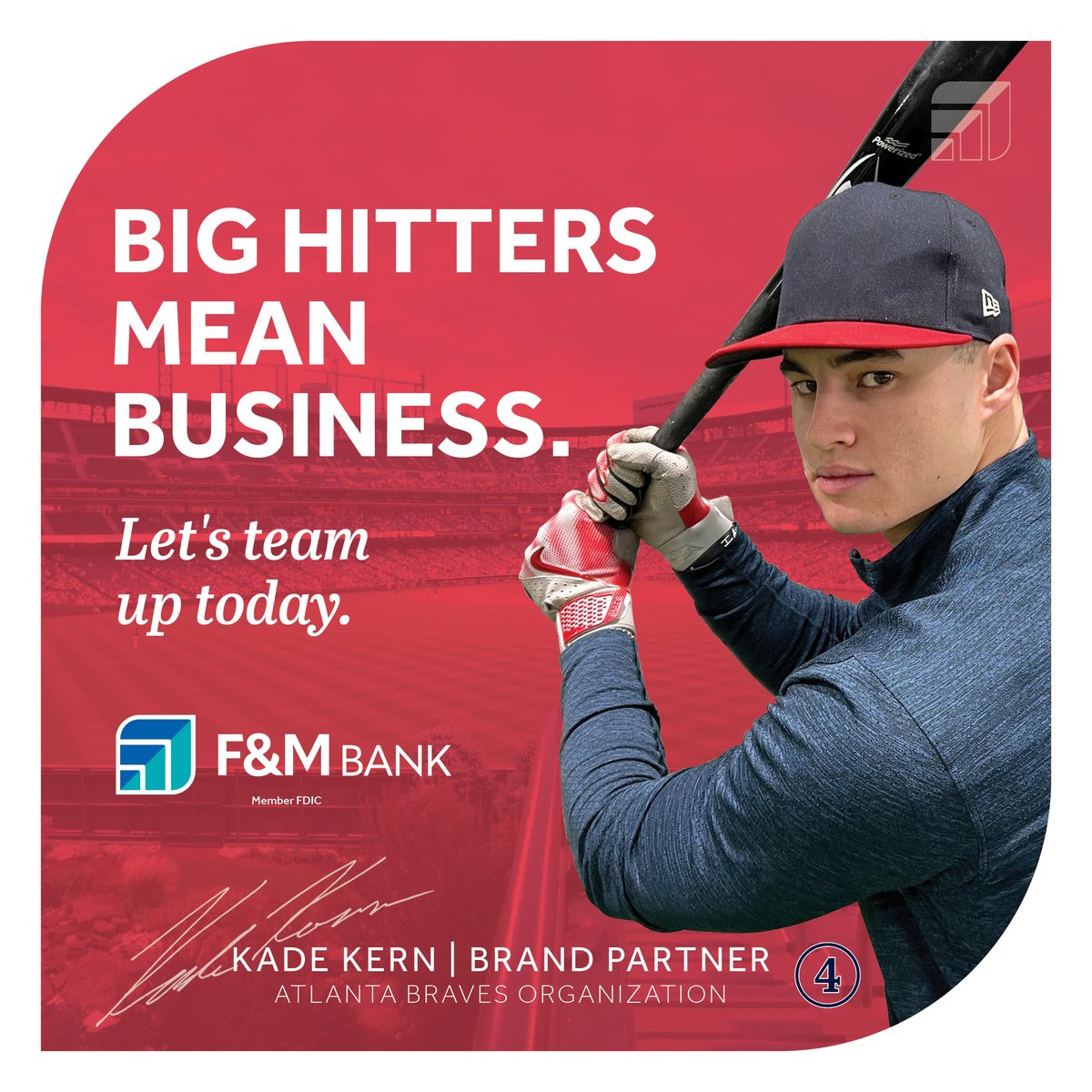 Just like baseball, having the right players makes all the difference. 
F&amp;M's experienced bankers are your MVPs, ready to help your business succeed. Choose a team that's committed, reliable and always swinging for the fences for you. 💼🏆️
#communitybank #fmbank