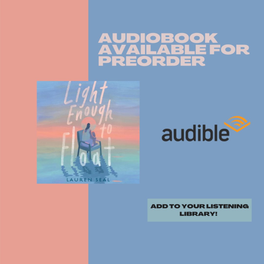Light Enough to Float, a novel in verse, will be simultaneously published as an audiobook this fall! At under 3.5 hours, this will make for a great listen. Preorder it now: bookshop.org/p/books/light-… <a href="/writingseal/">Lauren</a> <a href="/penguinteen/">Penguin Teen</a>