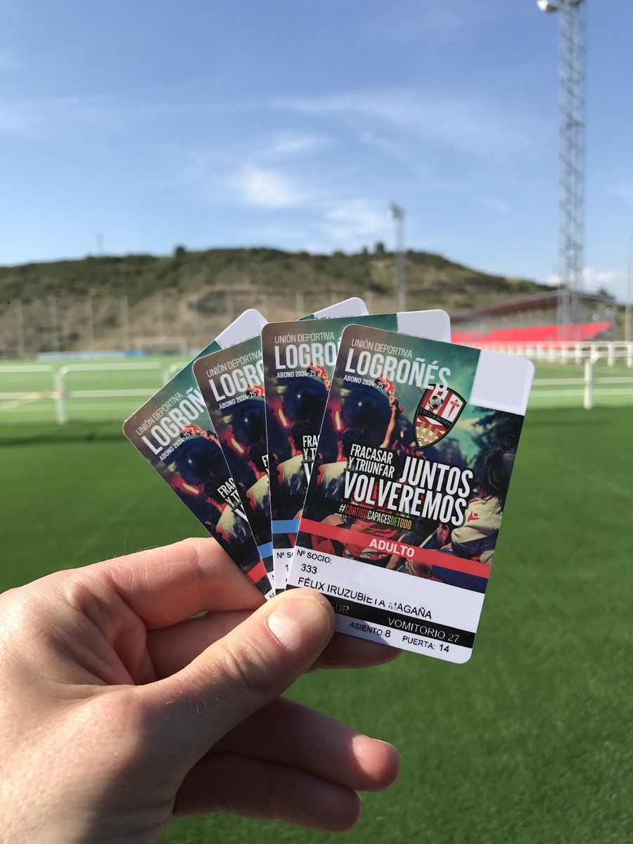 f_iruzubieta's tweet image. Como dirían en el Soriano… ¡y cuatro más! ⚪️🔴

#EstoEmpiezaYa
#ContigoCapacesdeTodo 
#udlogroñes #udlog