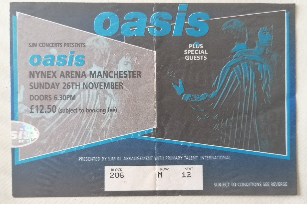 AndyChard1's tweet image. 29 years ago live music was priced very reasonably. This cost me £12.50 for a stadium sized show in 1995 with The Chemical Brothers thrown in too. According to the Bank of England&apos;s inflation calculator, that equates to £25 in today&apos;s money, hence I no longer go to large gigs.