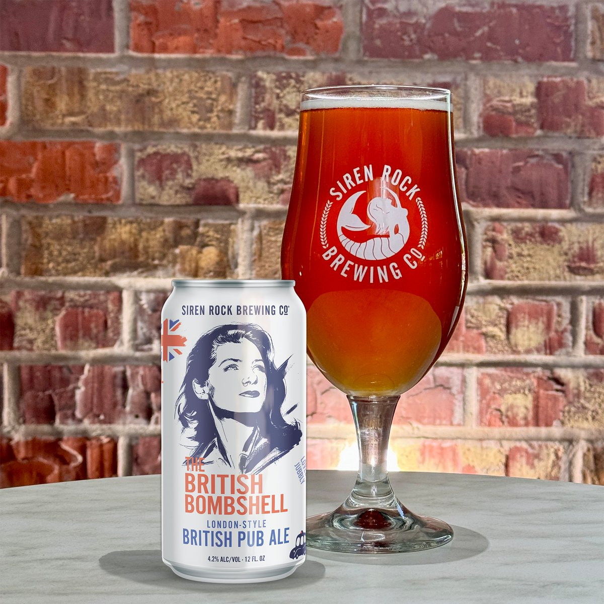 🚨RELEASING THIS #WEEKEND...🚨
🇬🇧The British Bombshell 💣 - London-Style British Pub Ale 🍺

This brew is the perfect balance of Sweet Malt and British Hops
🟠Color - Copper
👅 Notes - Hazelnut, Dried Fruit, &amp; Hoppy Freshness
🥴 ABV - 4.2% Alc/Vol
Come give it a try THIS WEEKEND!