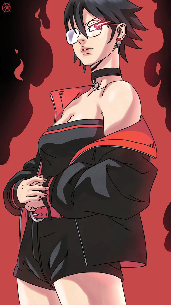 theN0v4X's tweet photo. Man, I didn't put much effort on coloring 🥱

#BorutoTwoBlueVortex #Sarada https://t.co/Bxz51n3iWb