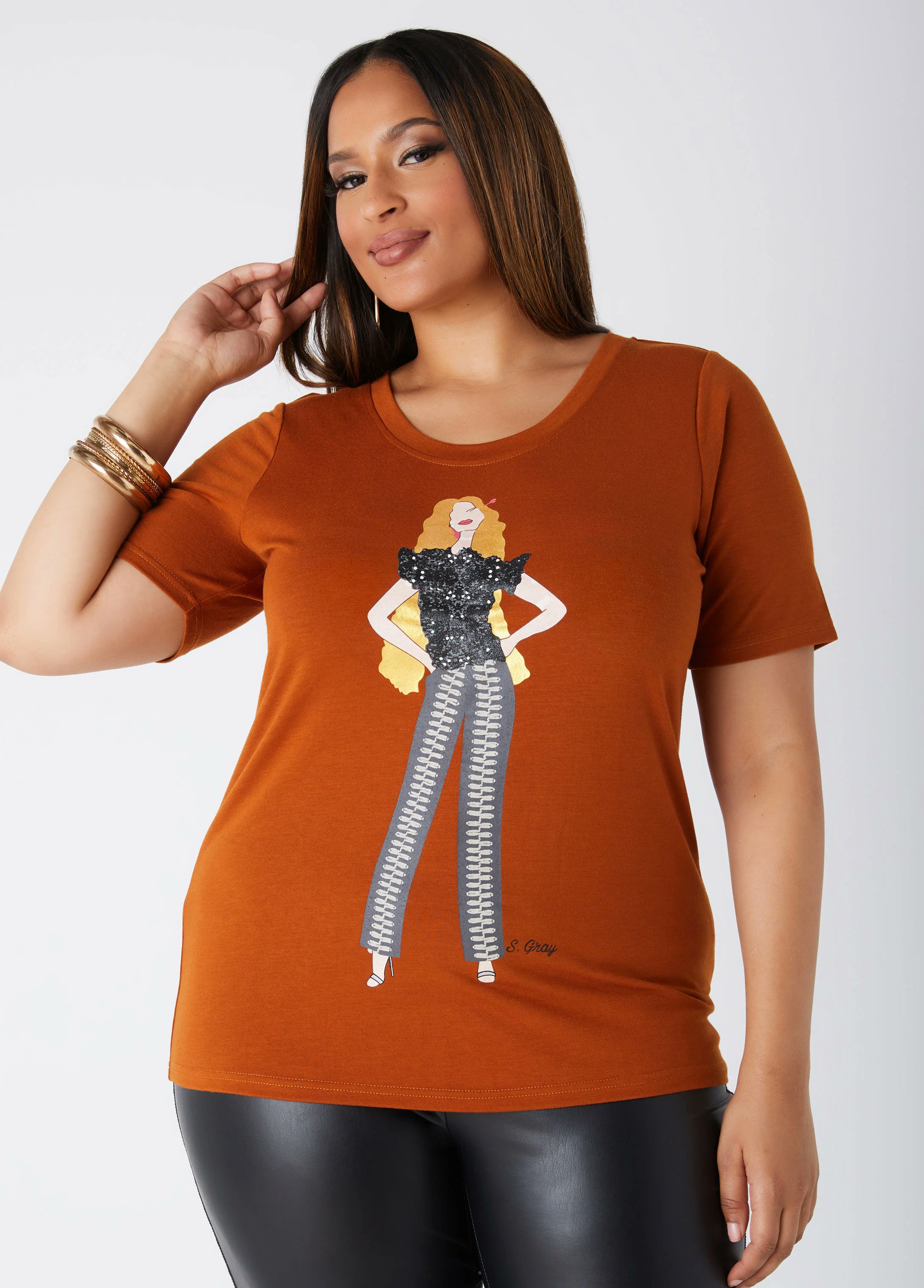 Ashley stewart leggings sales
