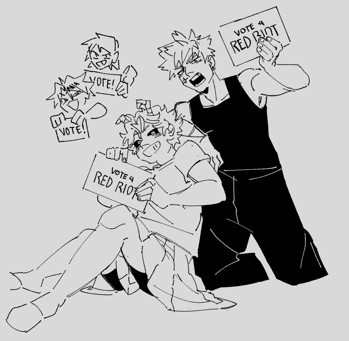 scxrkat_'s tweet photo. red riot supporters https://t.co/RXPckE2fES