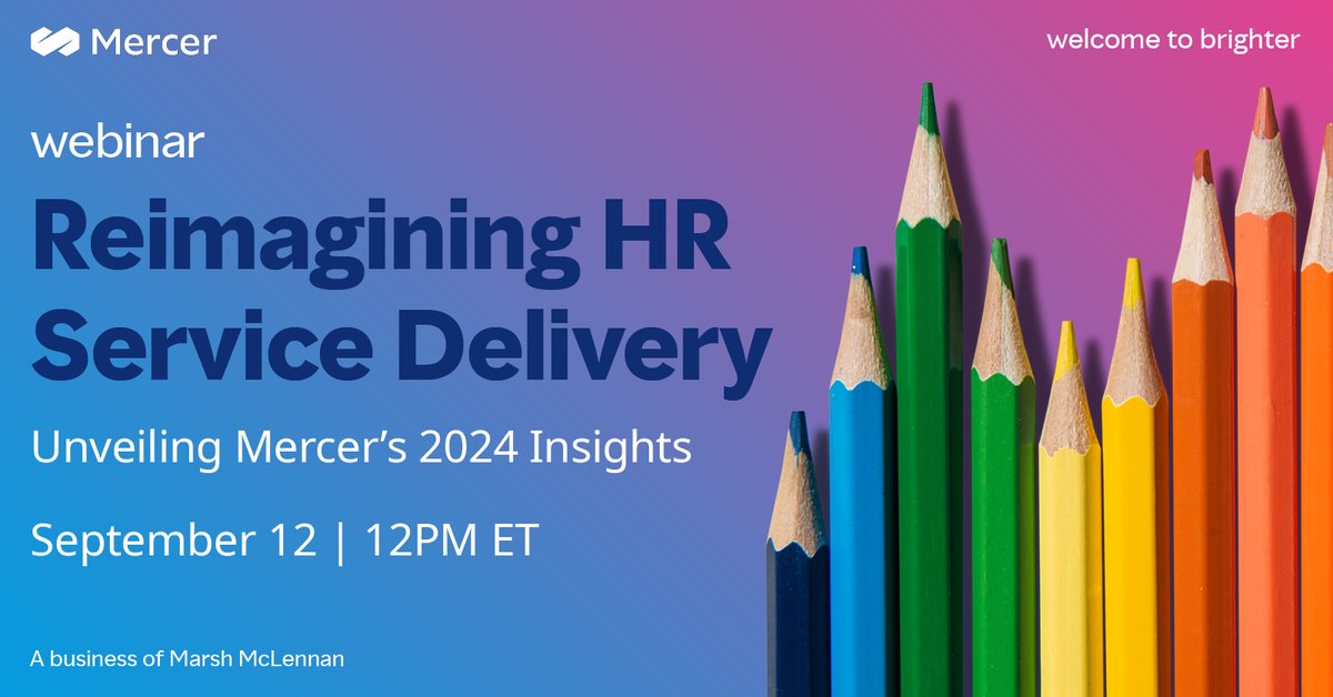 How do your #HR service delivery practices stack up? Join our webinar to learn about the results of our 14th annual HR Service Delivery Practices Study, and recommended actions every people function should be taking now. #HRTransformation #FutureofW bit.ly/3Z5cifJ