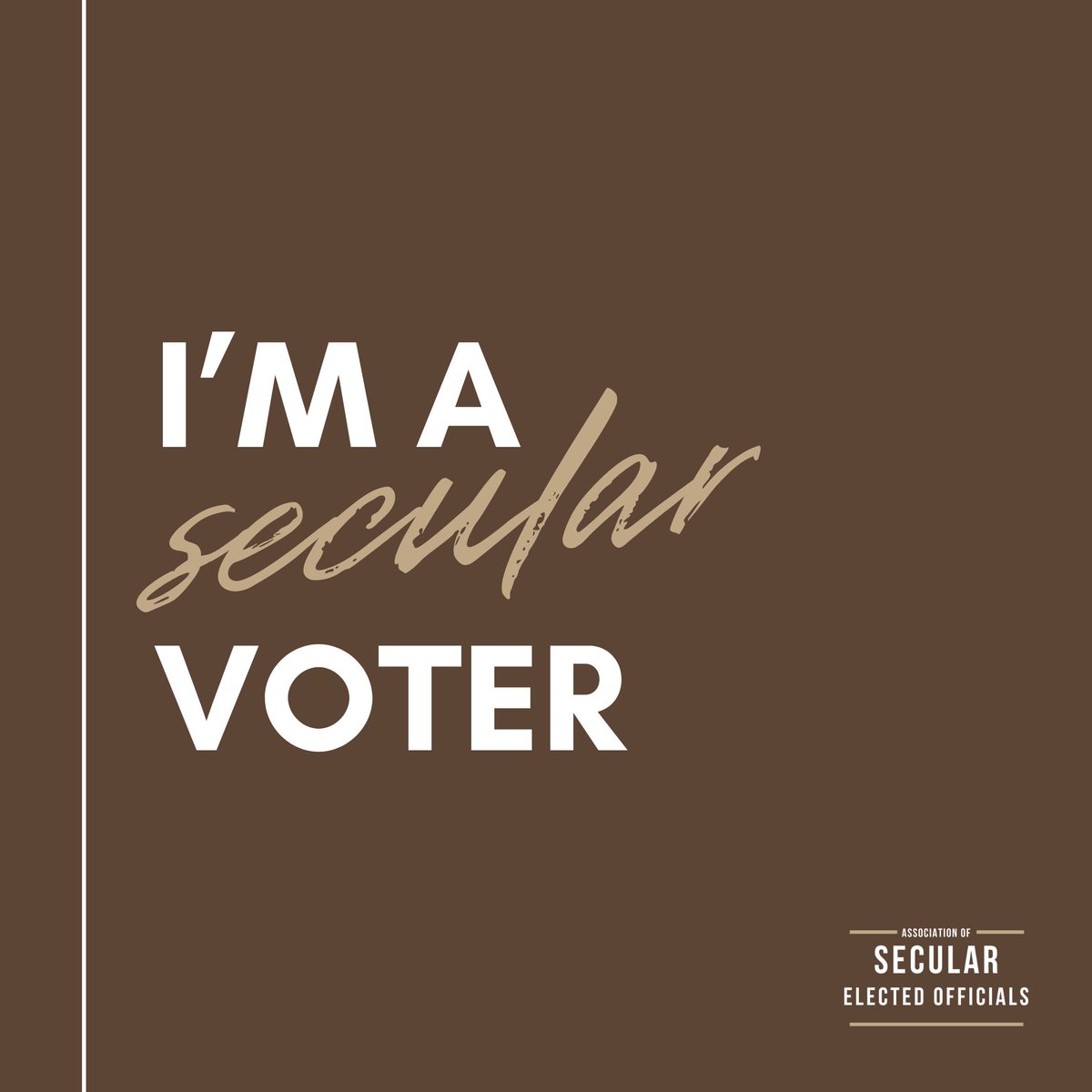 Association of Secular Elected Officials tweet media