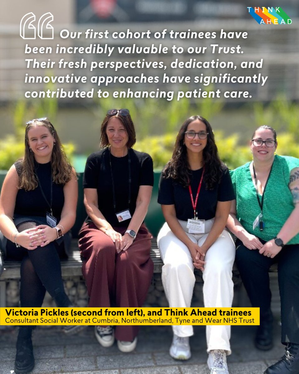 ThinkAheadMH's tweet image. We hear lots from our #SocialWork trainees about what it’s like to train with us, but what’s it like for the consultant social workers supervising them?

🗣️ We asked Victoria Pickles at @CNTWNHS, Subrena Joseph at @wandbc and Jade Hibberd at @NHS_ELFT. 💬 

#ThinkAheadProgramme