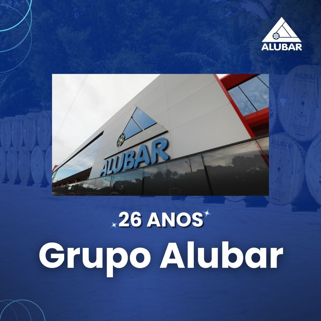 Por mais de duas décadas, trabalhamos para fornecer produtos na cadeia do alumínio, levando energia a milhões de lares e negócios. Com compromisso em excelência, agradecemos aos nossos colaboradores, parceiros e clientes. 

#GrupoAlubar #Alubar #EnergiaElétrica #26Anos