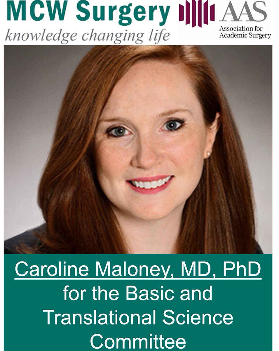 Chandler S Cortina, MD (@chandlercortina) on Twitter photo Voting is underway for <a href="/AcademicSurgery/">Assoc4AcademicSurgery</a> Committees! Please consider voting for <a href="/MCWSurgery/">MCW Surgery</a>'s <a href="/cmaloney212/">Caroline Maloney</a> for the Basic & Translational Science Committee!! Voting is underway for <a href="/AcademicSurgery/">Assoc4AcademicSurgery</a> Committees! Please consider voting for <a href="/MCWSurgery/">MCW Surgery</a>'s <a href="/cmaloney212/">Caroline Maloney</a> for the Basic & Translational Science Committee!!