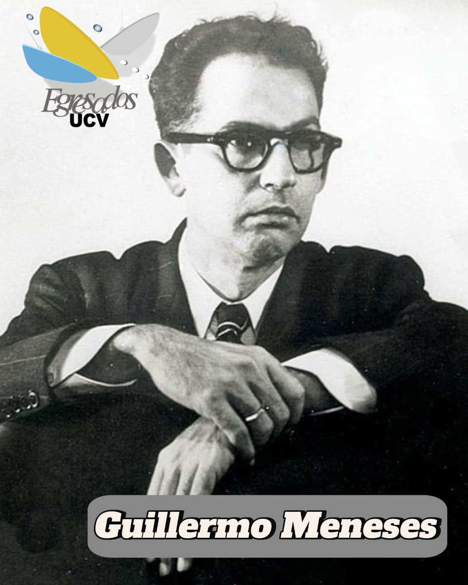 Guillermo Meneses nace en Caracas, 14 de diciembre de 1911 y fallece en  Porlamar, 29 de diciembre de 1978; fue un escritor, político y diplomático venezolano, recordado por ser autor, entre otras obras, de los relatos La Balandra Isabel llegó esta tarde y La mano junto al muro.