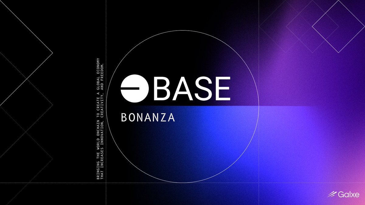 Galxe's tweet photo. Base Bonanza is here ☄️

We’re kicking off an exciting watchlist campaign with @base, powered by @GalxeQuest. Base Bonanza will be highlighting innovative platforms, products, and projects being developed within the Base ecosystem.

Explore Base projects here: https://t.co/3j7aVBMXQz