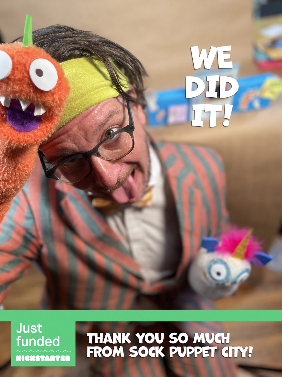 martystuff's tweet photo. WE DID IT!
THANK YOU SO MUCH! We are overwhelmed with gratitude.
You’ve truly helped our little business grow!

STAY TUNED FOR STRETCH GOAL SHENANIGANS! You can still get cool stuff and support for like 40 hours!

https://t.co/L20zGcAQ0k https://t.co/VY8cMxeuuT