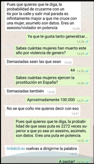 Feminazi y Basado manteniendo una conversación ⤵️

Vía <a href="/HctorGaray16/">Héctor Garay 🇪🇸🇪🇸🇪🇸</a>