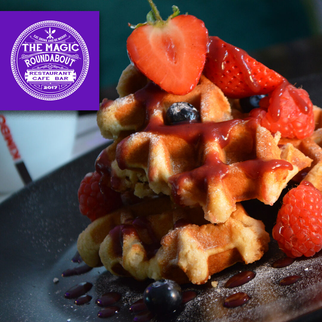 MagicBowness's tweet image. Waffles without toppings are like jokes without punchlines – incomplete 🧇🚀! Conquer your breakfast envy by customizing a stack to be sinfully sweet or bravely savory. Your taste buds, your rules. Served everyday from 8:30am: bit.ly/3TitETd

#WaffleMagic #BreakfastGoals