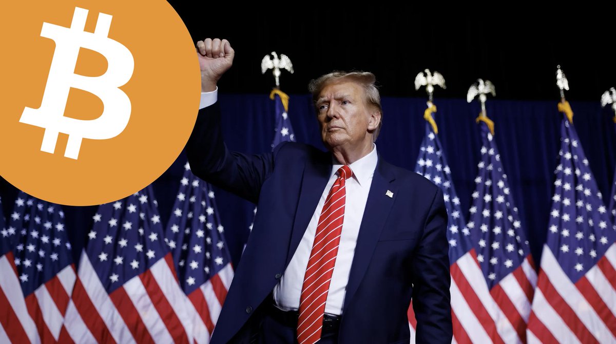 SimplyBitcoin's tweet photo. JUST IN: Trump will announce a plan later today to make the U.S. the #Bitcoin capital of the world. 🙌 https://t.co/28gpJsRdn9