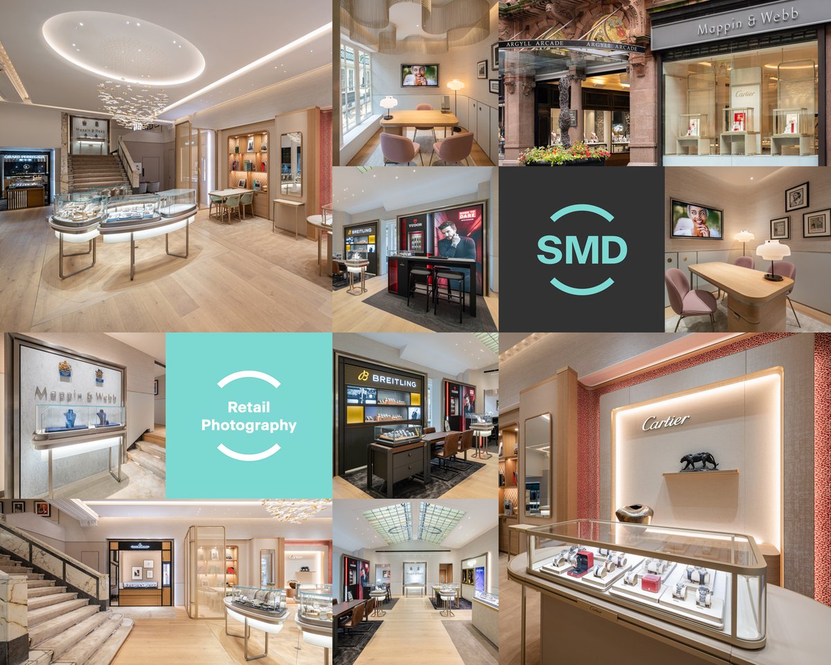 Scotland’s charm made this shoot at the newly refurbished Mappin &amp; Webb showroom in Glasgow even more special. Luxury at its finest. #RetailPhotography #MappinAndWebb #Glasgow #LuxuryRetail