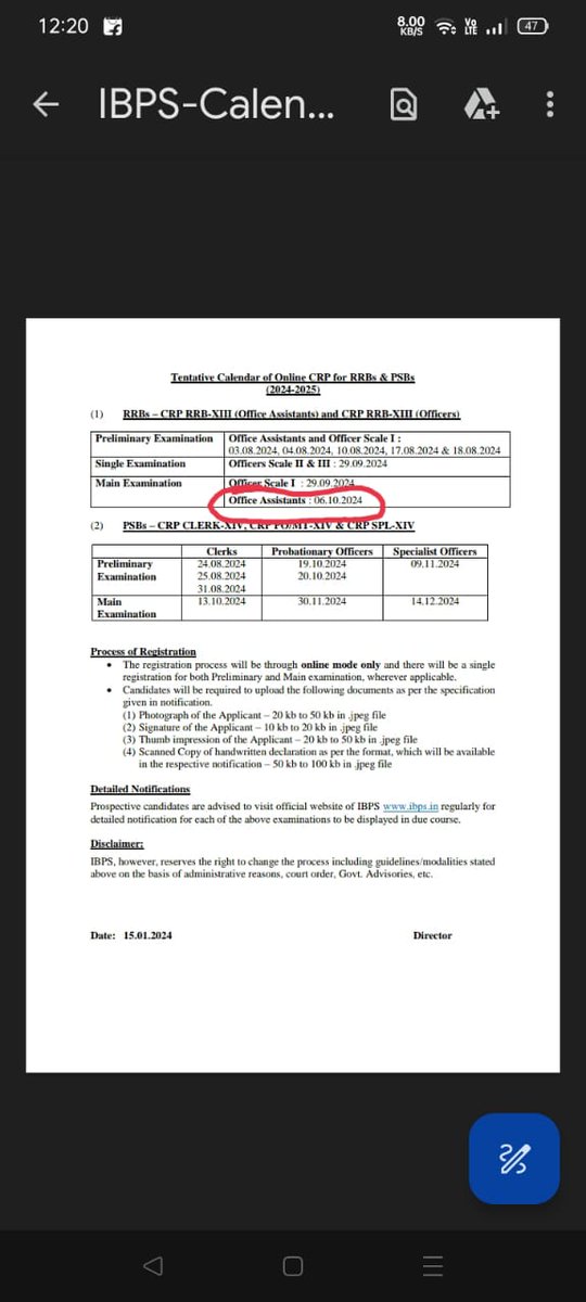 Aditya797899's tweet photo. @abhayips86 
Respected sir, 
OSSC SCHEDULED CGL 2024 on 6th October 2024 on this day IBPS RRB Assistant main exam also scheduled and IBPS published it's calendar in January. Both exams are important for us because we are preparing day and night. So please rescheduled CGL exam. https://t.co/UP4rOUqMlZ