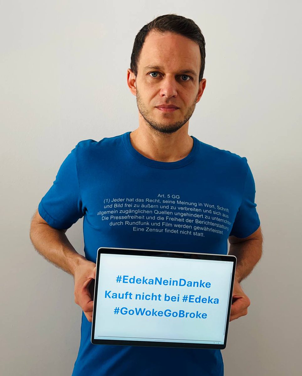 #EdekaNeinDanke #Edekaboykott #GowokeGobroke
Blau ist eine schöne Farbe und #Edeka hat historische Erfahrungen damit, echte Nazis zu unterstützen.