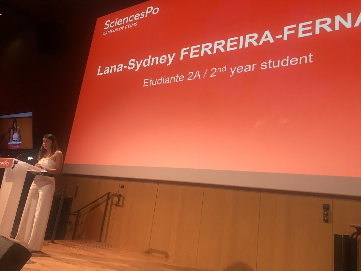 Pour la sixième année consécutive, Dominique Choisy et moi même participions à la rentrée solennelle des étudiants de SciencesPo Paris campus de Reims. Notre partenariat avec cette institution se poursuit sans faille.👍
