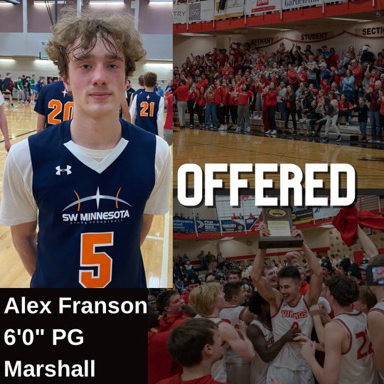 Alex Franson (@alex__franson) on Twitter photo After a great visit with <a href="/Coach_Garvin35/">Pat Garvin</a> and <a href="/CoachPolesky3/">Brandon Polesky</a> I’m grateful to have received an offer from Bethany Lutheran College! <a href="/BLC_MensHoops/">Vikings Men's Basketball</a> After a great visit with <a href="/Coach_Garvin35/">Pat Garvin</a> and <a href="/CoachPolesky3/">Brandon Polesky</a> I’m grateful to have received an offer from Bethany Lutheran College! <a href="/BLC_MensHoops/">Vikings Men's Basketball</a>