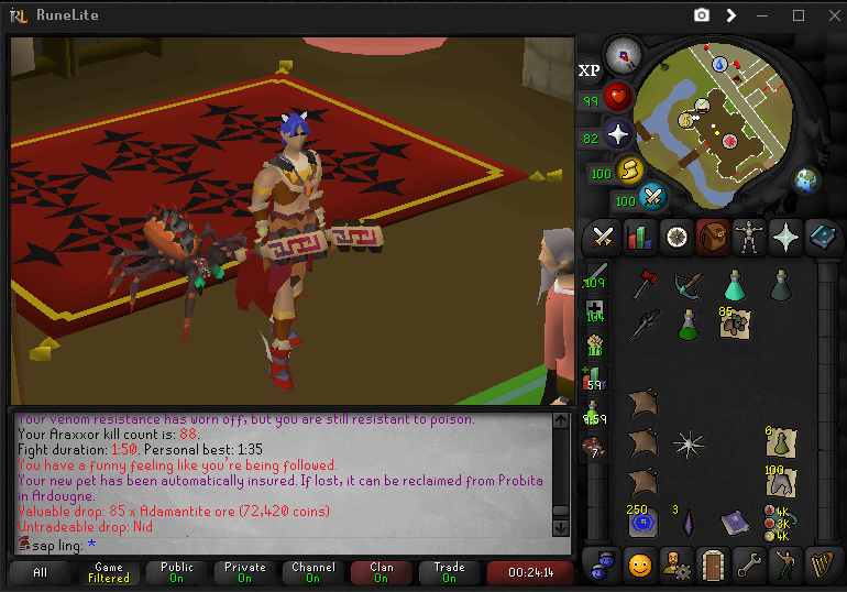 CAT EARS LOCKED HCIM ARAXXOR PET HOW DOES HE MEOW LIKE THAT??? &gt;^._.^&lt;