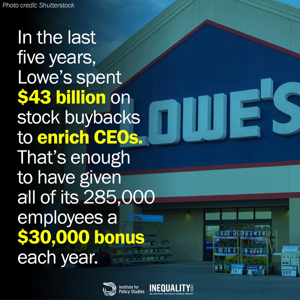 IPS_DC's tweet photo. Without workers, companies wouldn't have billions in the first place.

It's time to crack down on corporate greed. https://t.co/ygYmVZMMwF
