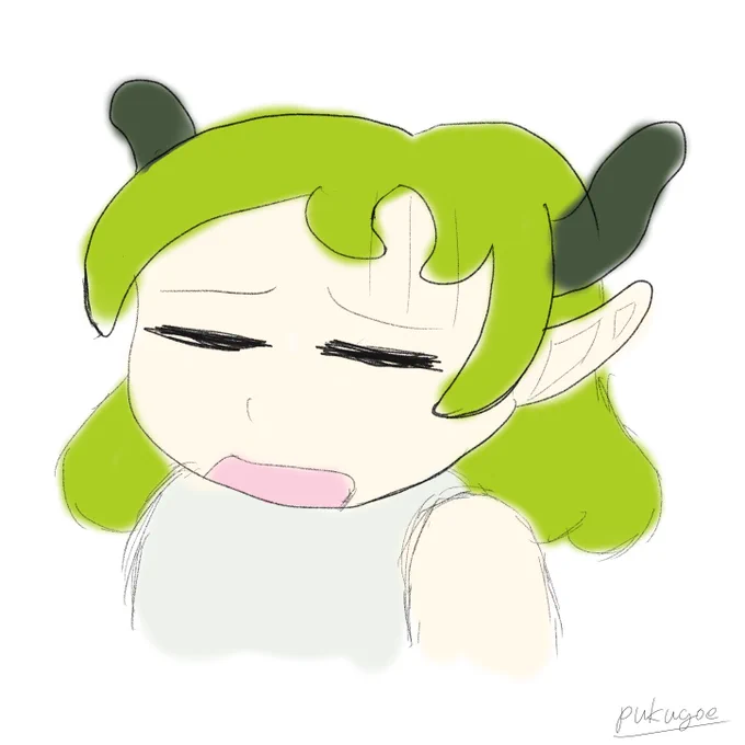 本日の30分集中描き ちょっと今体力がコレなので10分で終わらせた