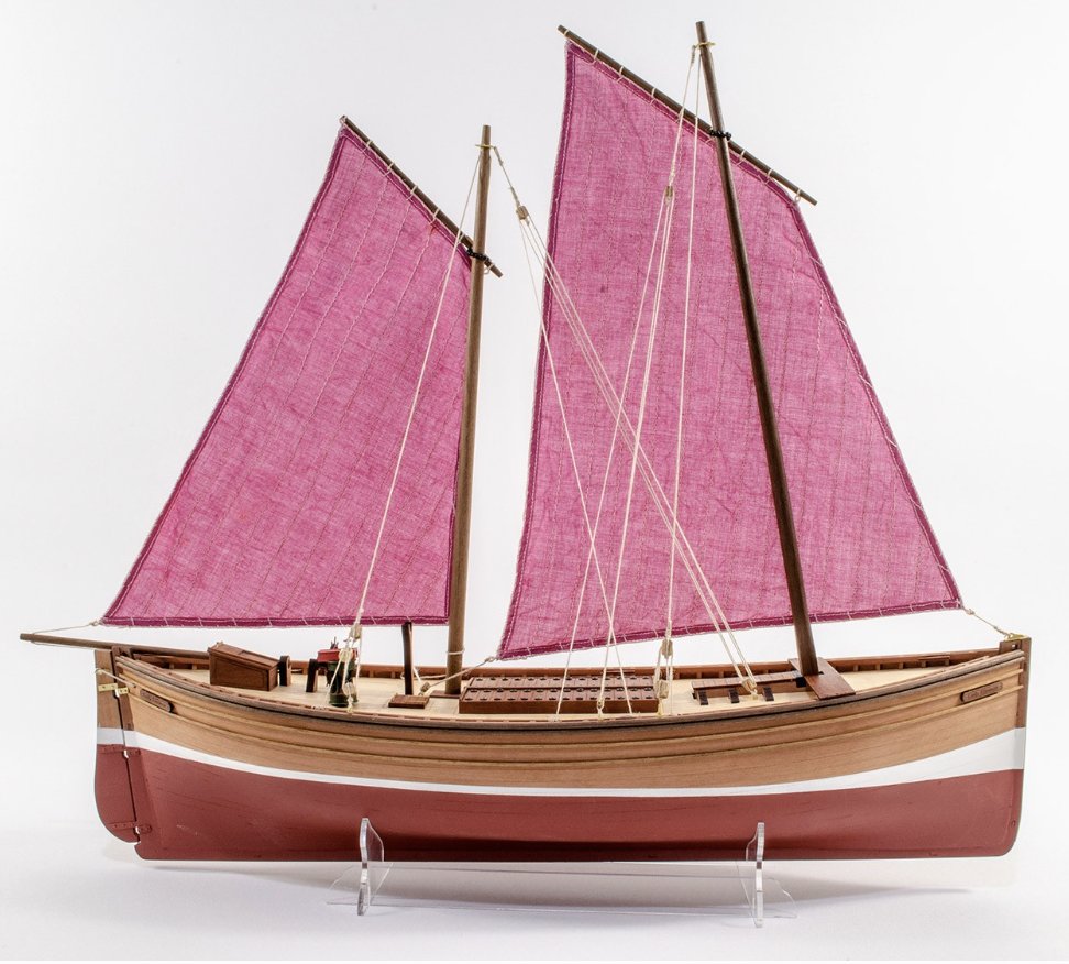 The Fifie was a very attractive and numerous fishing boat that was commonly seen around the waters off the east coast of Scotland from around 1850 and in operation for around a century. The Lady Eleanor from Vanguard is designed with the beginner in mind.
#agesofsail #hobbykit