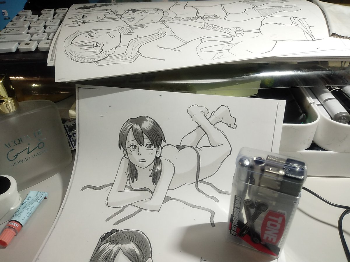妙な立体感… 