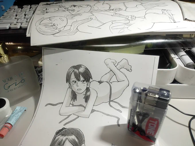妙な立体感… 