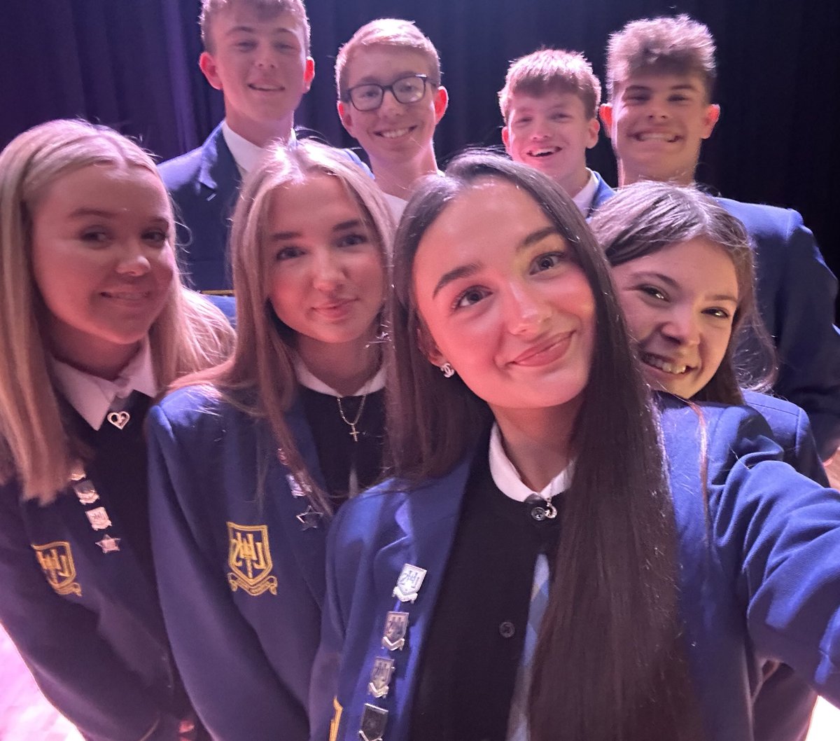 Ready for our S6 Leadership Badging Ceremony!! 💙🏅