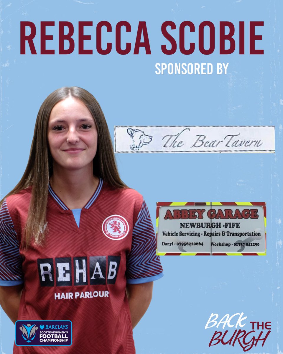 DryburghAthW's tweet photo. Congratulations to our forward, @beccascobie_! Who has made the @SWFChampionship Team of the Month for August ๐คฉ
Becca got 4 goals and 2 assists in her 3 @BarclaysFooty SWF Championship appearances across the month ๐๐ป
#BeTheDiffrence https://t.co/kk5Ud5nk0Z