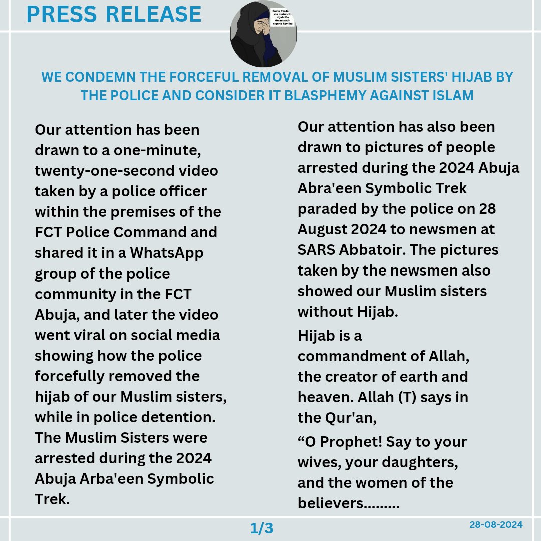 Alshirazy_313's tweet photo. #PoliceBlasphemyOnHijab https://t.co/uU6pn5Kads