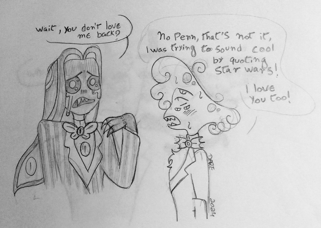 Star Wars 
#HazbinHotel
#Arackniss
#SirPentious 
#Pentniss