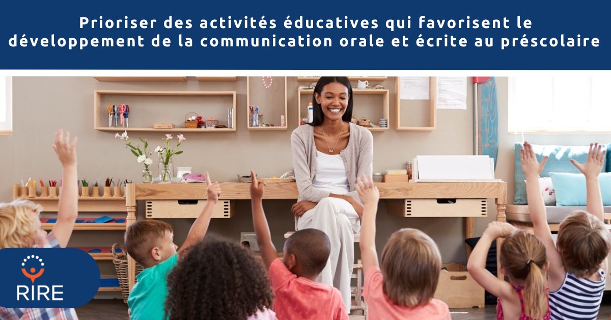 ⭐Article du RIRE⭐
Prioriser des activités éducatives qui favorisent le développement de la communication orale et écrite au préscolaire 💬🧸 rire.ctreq.qc.ca/prioriser-des-… #communication #préscolaire