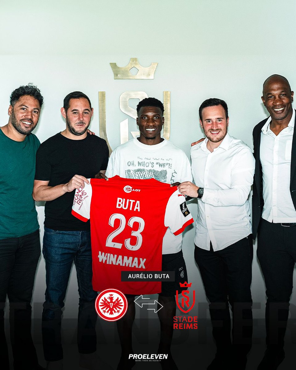 proeleven_sa's tweet photo. Aurรฉlio Buta has signed for Stade de Reims on loan from Eintracht Frankfurt ๐ช Good luck, Aurรฉlio! ๐๐๐
#ProEleven #WeArePro #MoreThanAnAgency https://t.co/YiRBt0WJRP