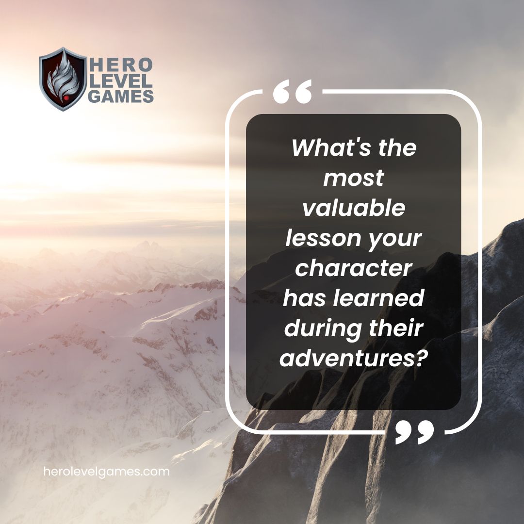 What's the most valuable lesson your character has learned during their adventures?

#DnD #monsteroftheweekrpg #DnD5e #Pathfinder2e #TTRPGCommunity #ttrpg #DND5e #DM #DungeonMaster #monsteroftheweek