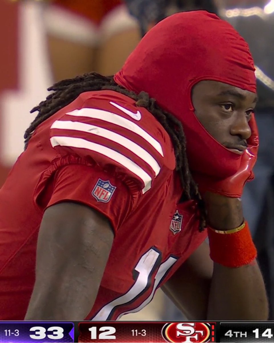 OurSf49ers's tweet photo. Current mood with the Brandon Aiyuk drama 🥴 https://t.co/qCt9Mu4WN0