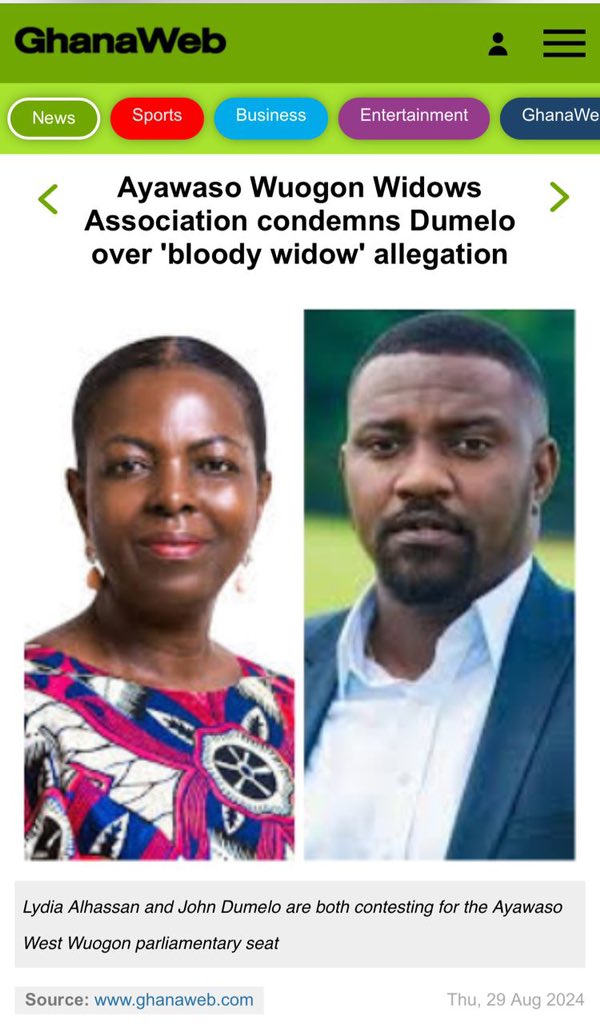 Instead of promoting your weak policies to your constituents, you’re here attacking an innocent widow all in the name of politics. Shame Dumelo
#24HrScam