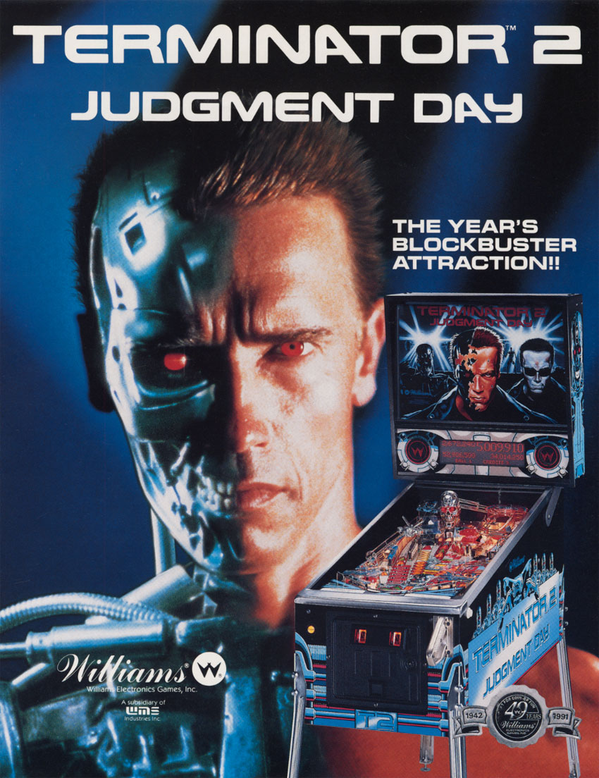 Welp, Skynet became self-aware earlier this morning. Come play some Terminator 2 pinball in Center City while there's still time!! #Barcade #CenterCity #Philly #Skynet #Terminator #Terminator2 #Pinball