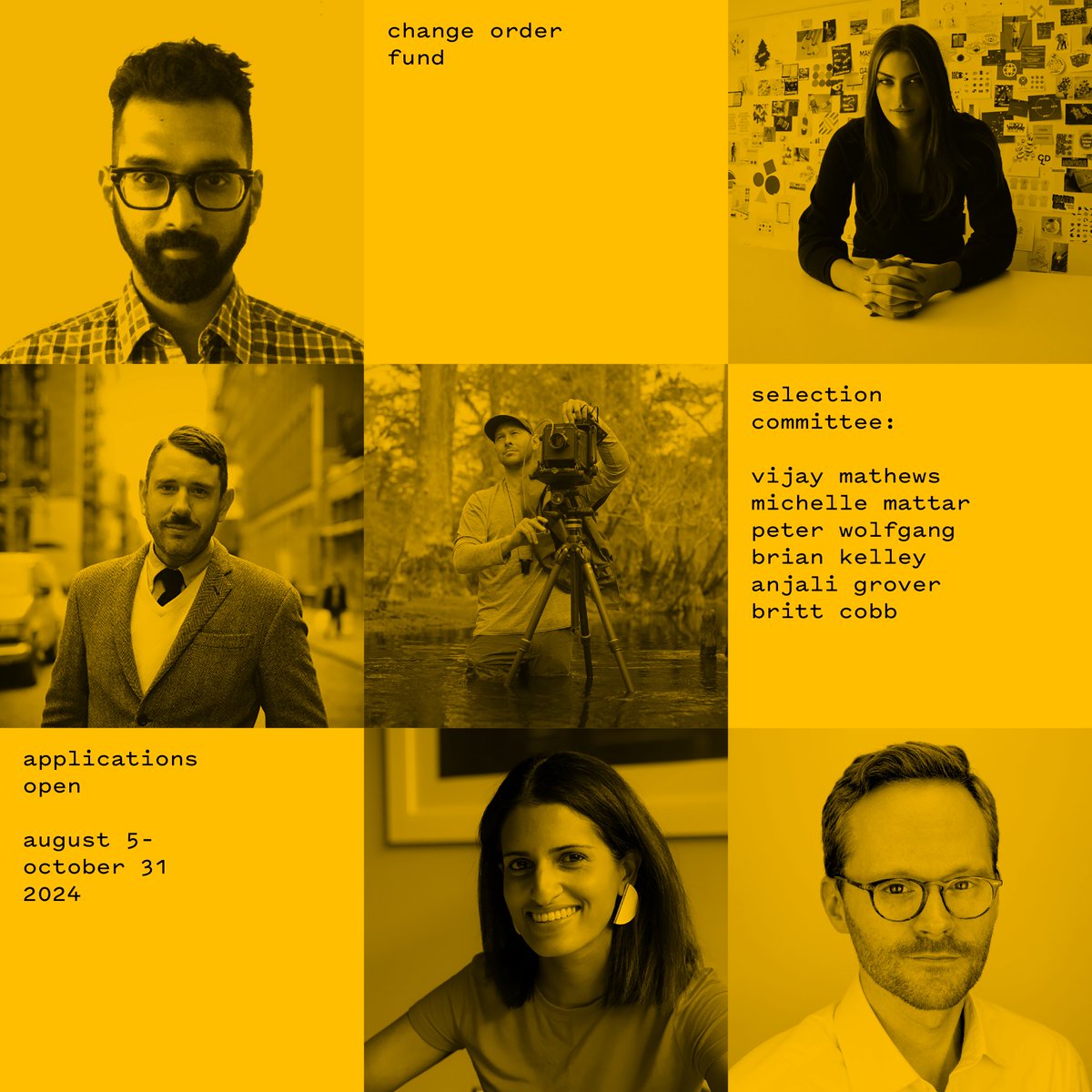 Honored to serve on the selection committee for the new Change Order Fund from @order which awards o