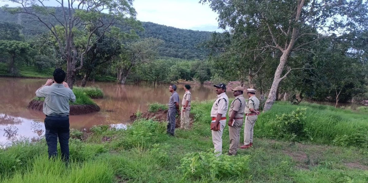 Most of NSTR lies in dry deciduous region and is really tough for wild animals during the summers. These water bodies, constructed by NSTR team, are much needed lifelines during summers. Seeing them full of water during monsoon is a joy in itself.<a href="/ntca_india/">National Tiger Conservation Authority</a> <a href="/PawanKalyan/">Pawan Kalyan</a> <a href="/moefcc/">MoEF&CC</a>