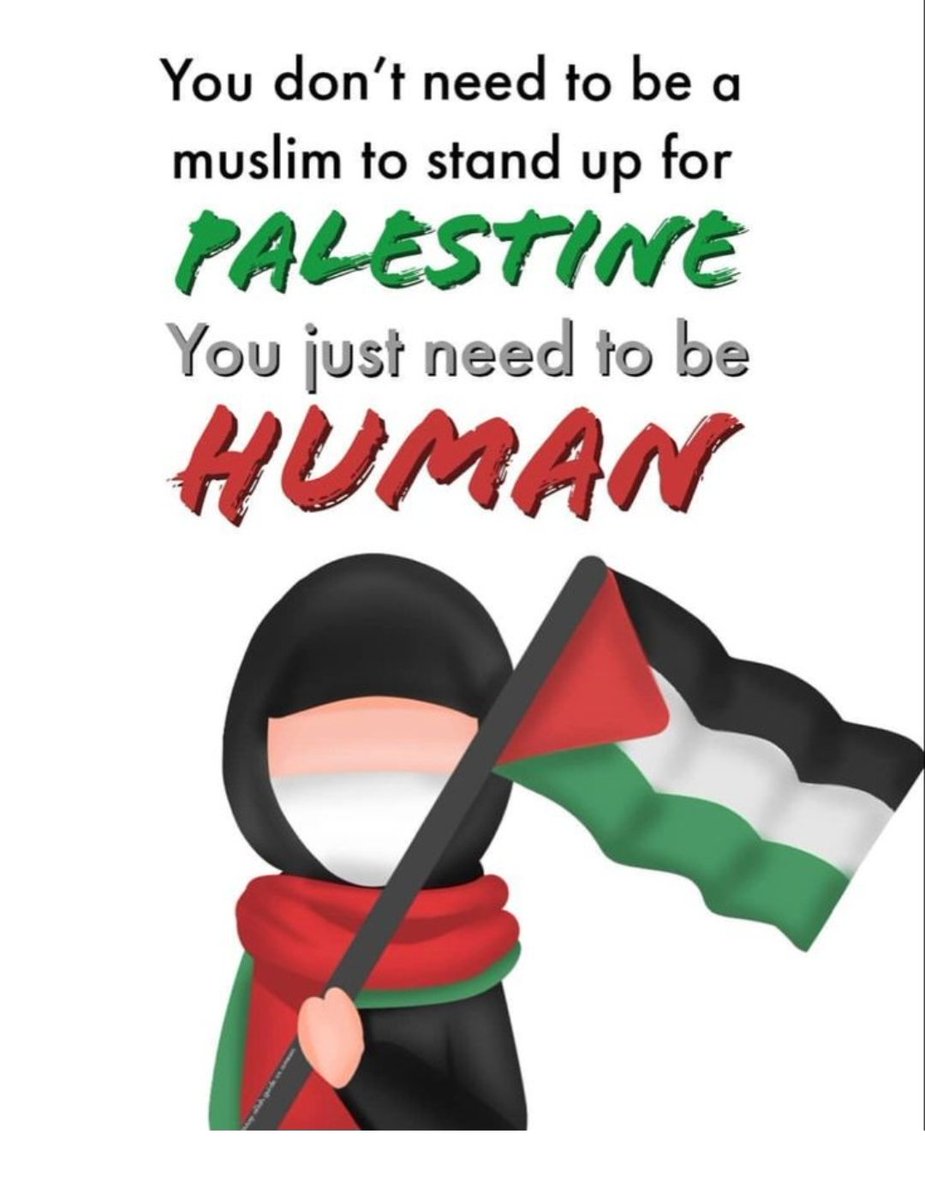 Non è necessario essere musulmani per difendere la PALESTINA, è sufficiente essere UMANI.

#freePalestine