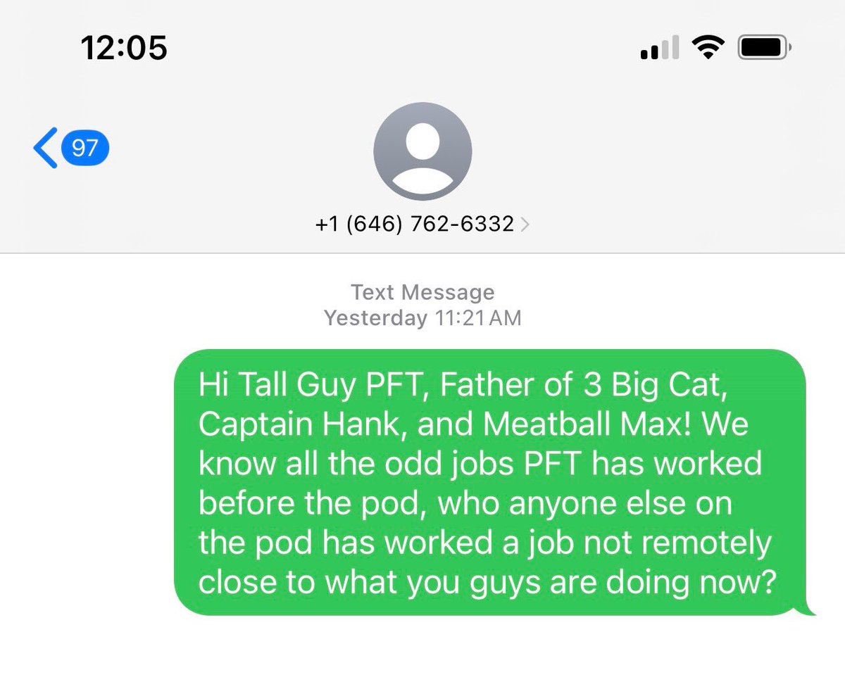 maxtyrell's tweet photo. Hey guys, thanks for readying my question for yesterdays FAQ- absolutely hilarious answers! Could this be my first round interview and bring me in for a second round? Maybe send some merch to a long time AWL?

@BarstoolBigCat @PFTCommenter @hen_ease @Philly_Mays @PardonMyTake https://t.co/uFusPd8Mwn