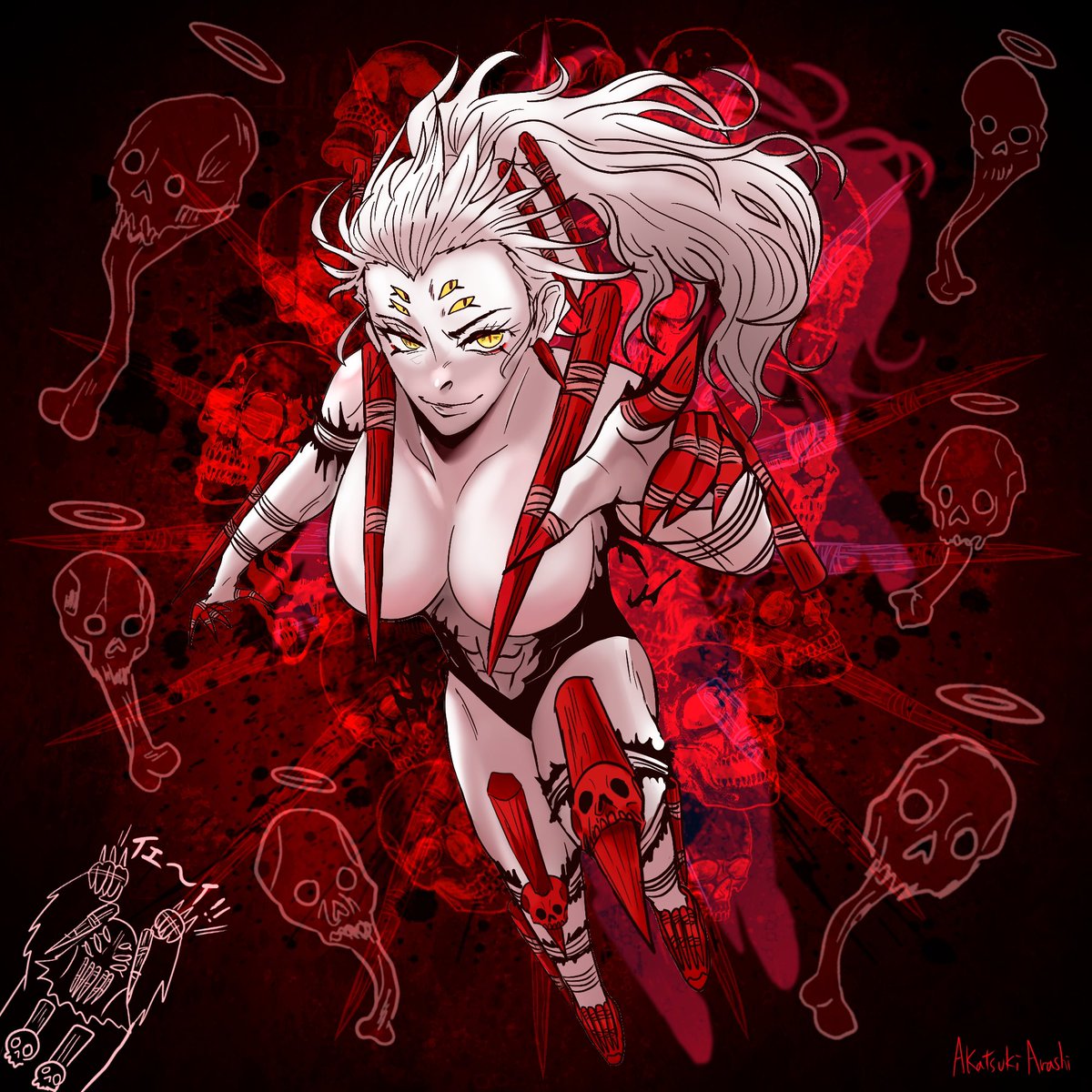 Arashi0214_DhD's tweet image. QRT with your red art.🟥❤️