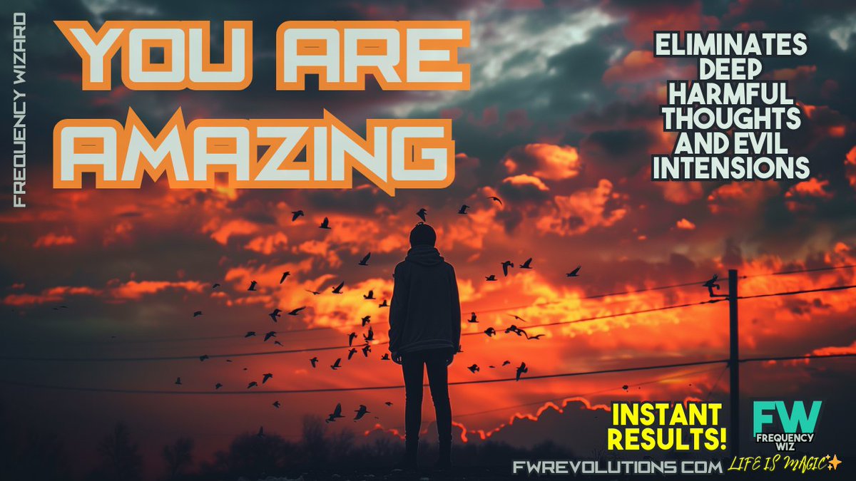 FrequencyWiz's tweet photo. You Are Amazing (LIFE CHANGING!) https://t.co/ESAVcIsJzz https://t.co/8EGdCvtvyc