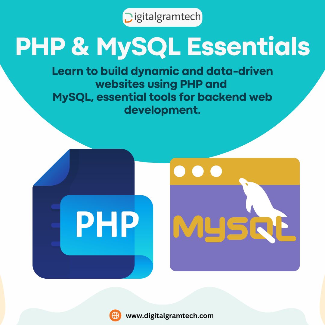 digitalgramtech's tweet image. Learn the programming languages for creating interactive web applications. Sign up for our PHP & MySQL course. 
Call 8178514835 or visit: tinyurl.com/bdhapdv6
#digitalgramtech #phptraining #mysqlcourse #phpclass #websitedevelopmentcourse #webdesigncourse #programmingcourse