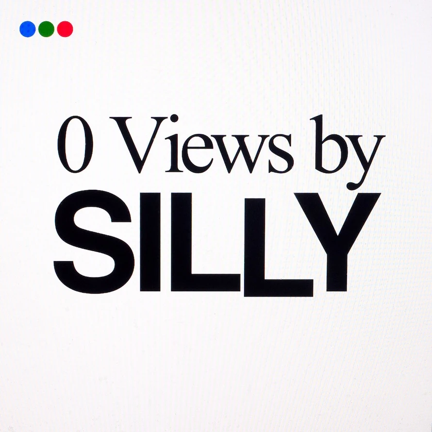 i made an album with a new "band" called SILLY. the album is called '0 Views' and it will be out next Friday! today i am sharing the song "0 Views," which you can listen to at 0plays.bandcamp.com or watch a lyric video i made here youtube.com/watch?v=CW7tVD…