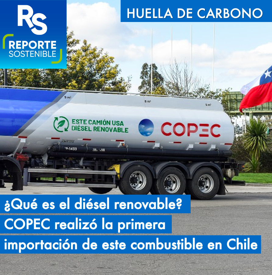 Este combustible busca contribuir a la meta nacional de reducir las emisiones de CO2 a menos de 95 millones de toneladas para 2030 reportesostenible.cl/blog/que-es-el… <a href="/copec_cl/">COPEC</a> <a href="/MinEnergia/">Ministerio de Energía</a> <a href="/MMAChile/">Ministerio del Medio Ambiente</a>