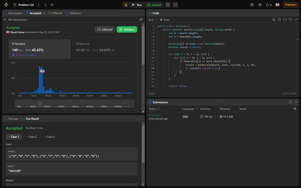 impk1103's tweet photo. #Day88 of #100daysofcodechallenge
-Did a #leetcode question based on Matrix.
#Coding #programming #backend_developer https://t.co/OmGBzO7Tag